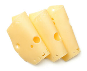 Scheibe Käse